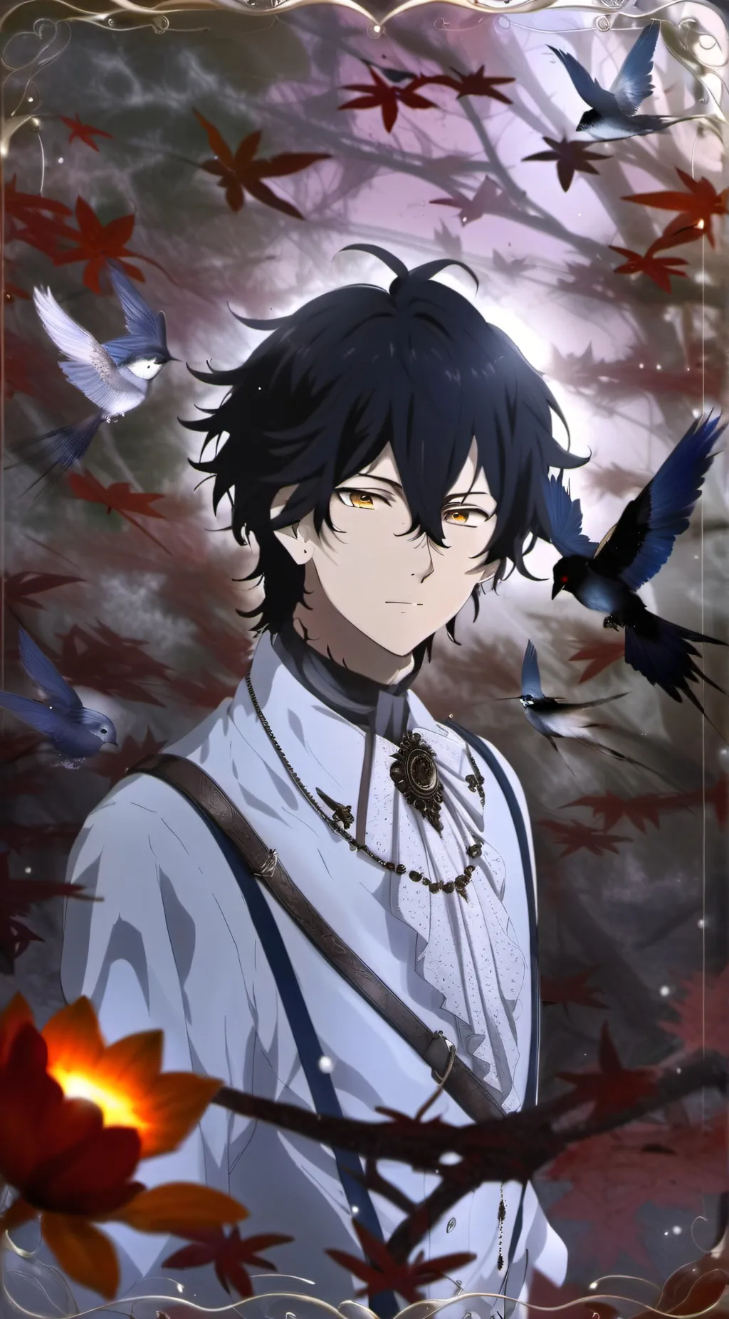 ai character: Black clover background