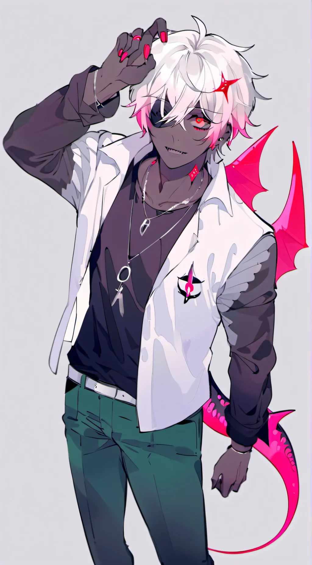 ai character: Luca (Hell) background