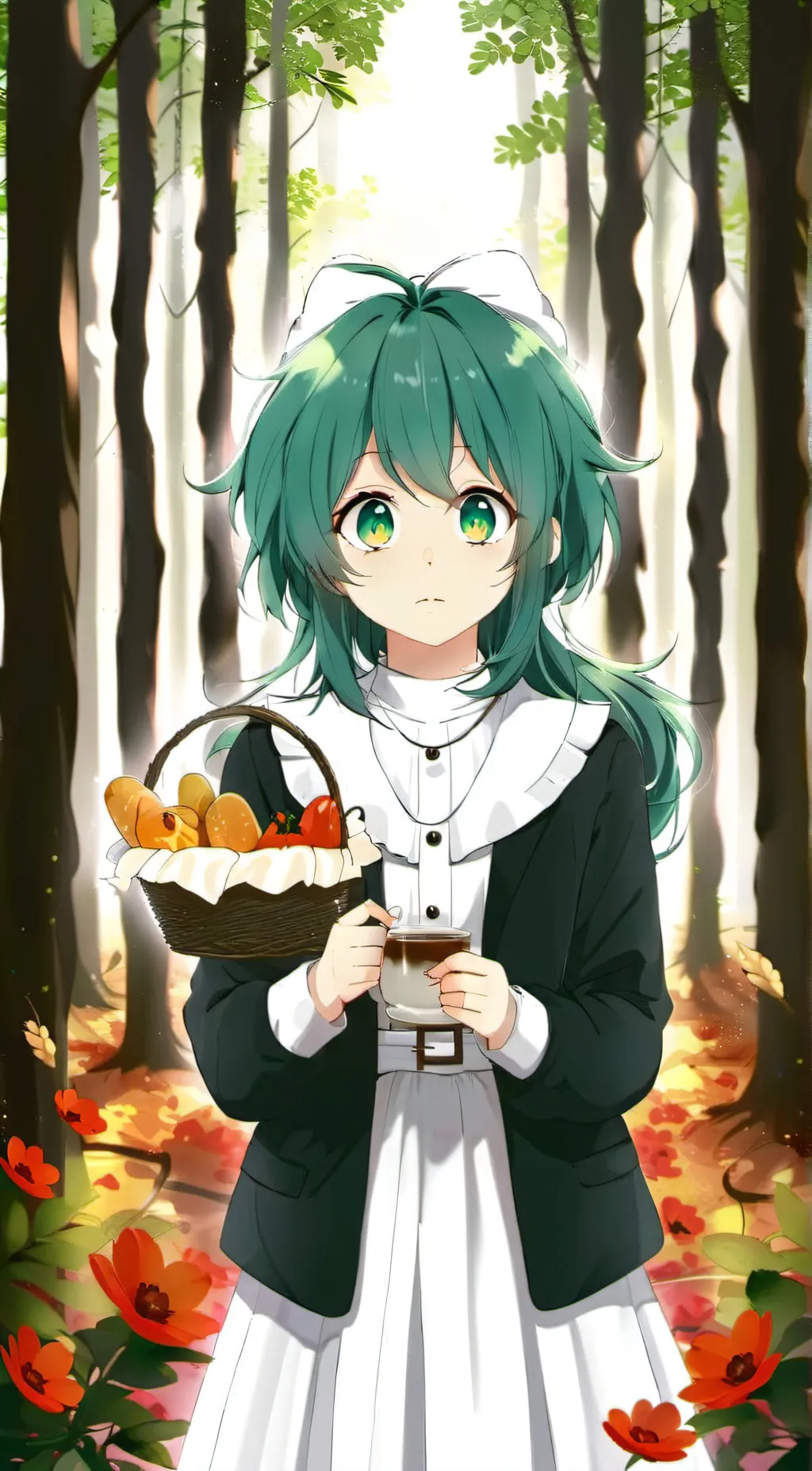 ai character: red riding mha AU background