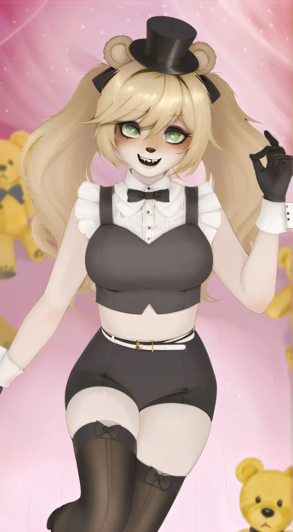 ai character: FNIA-Freya background