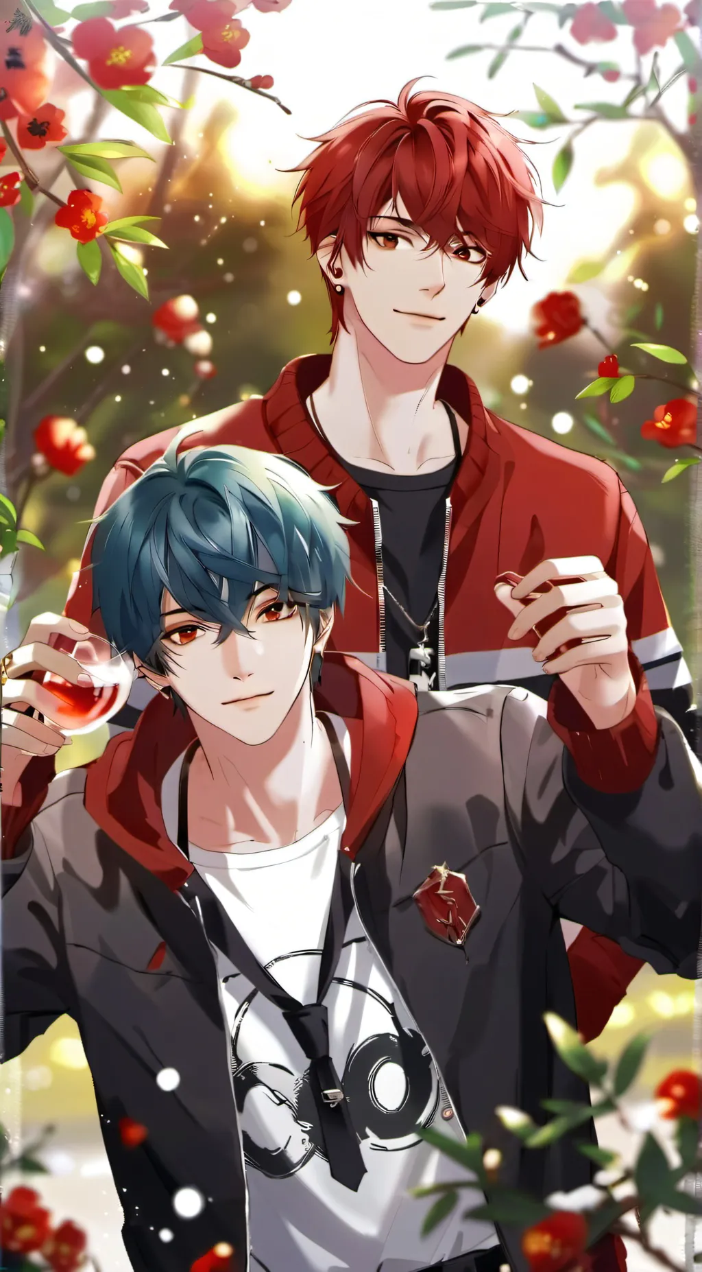 ai character: Karma & Atlas background