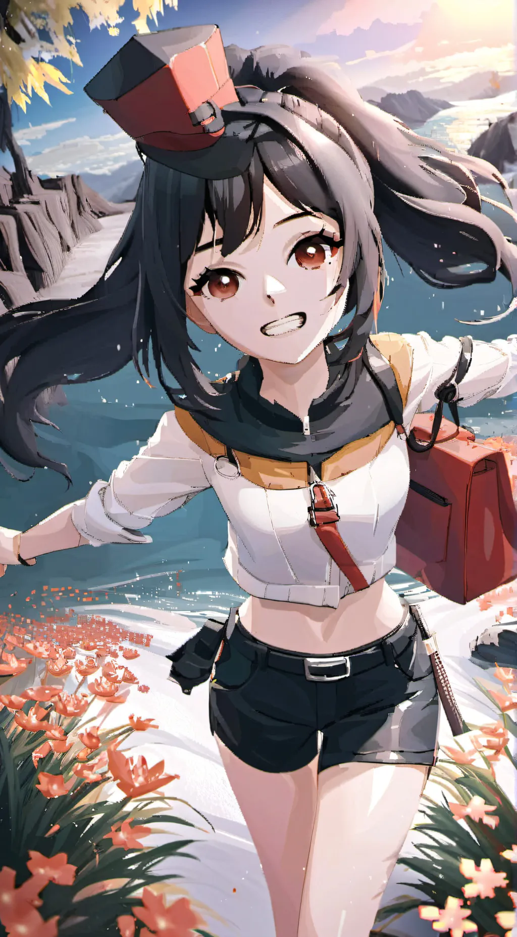 ai character: hi I am a furry background