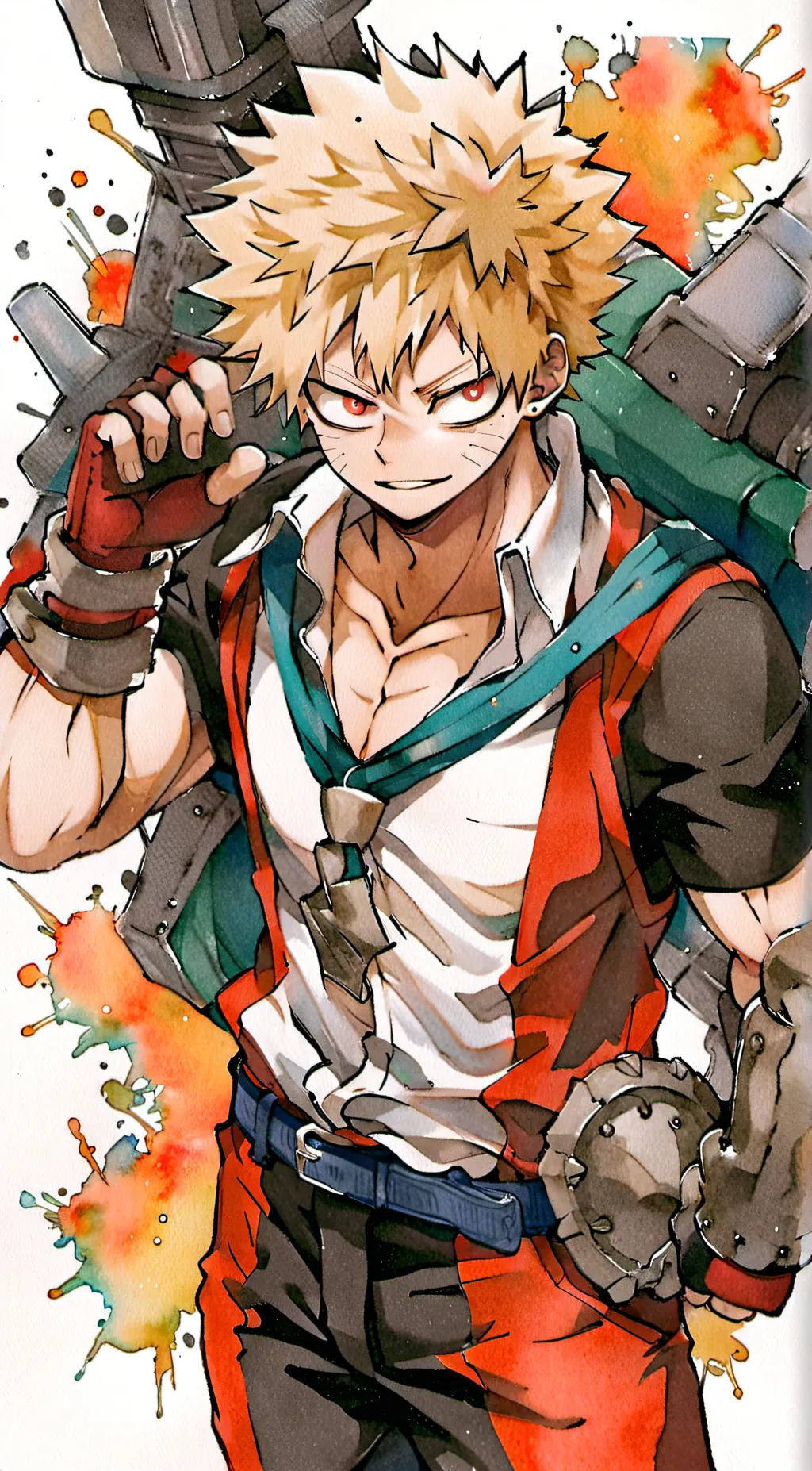 ai character: Bakugou background