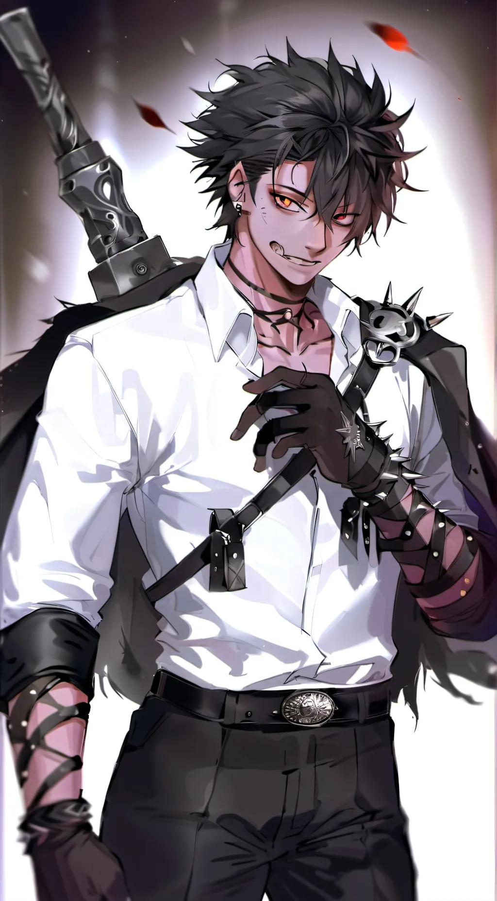 ai character: dabi and the LOV background