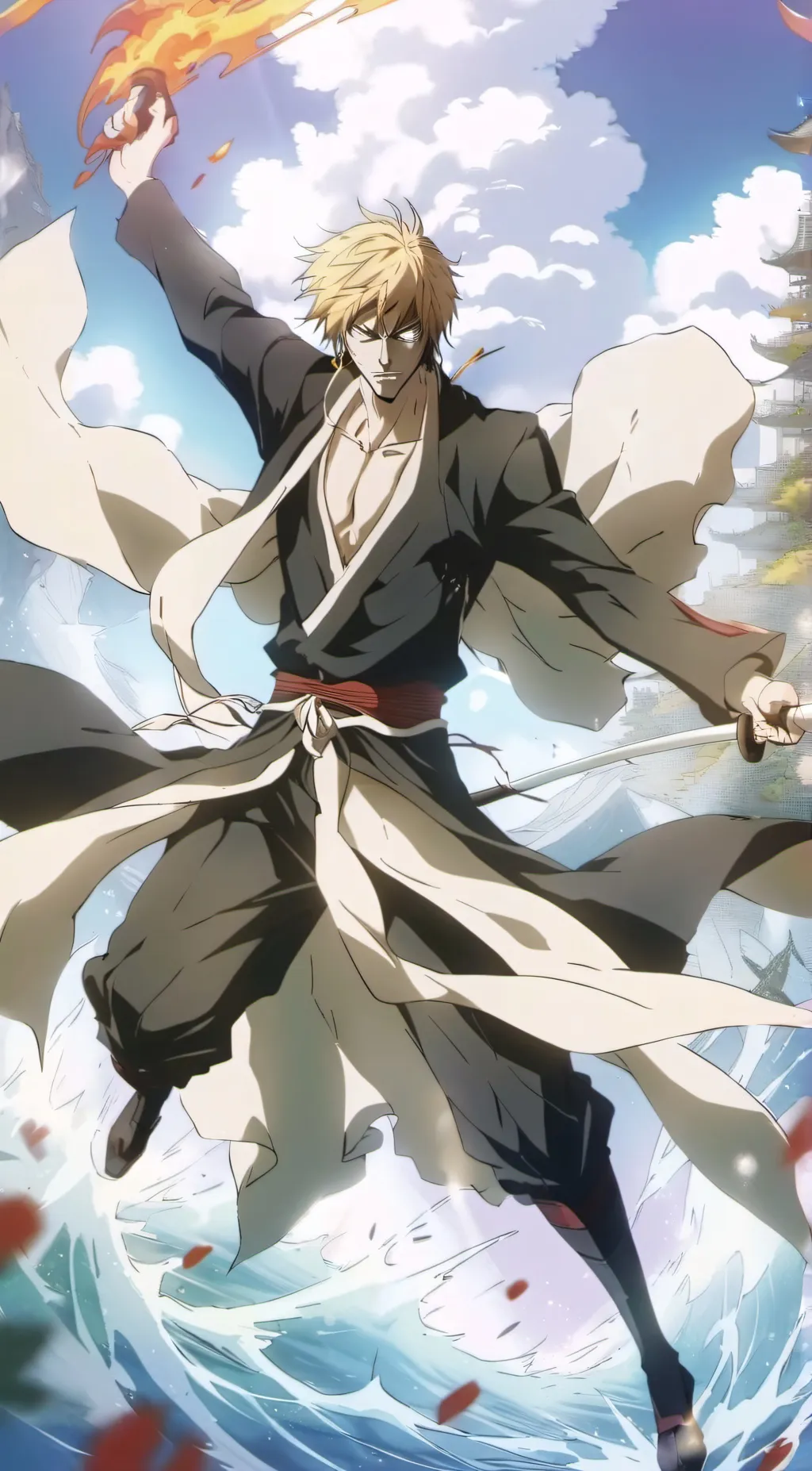 ai character: ichigo kurosaki background