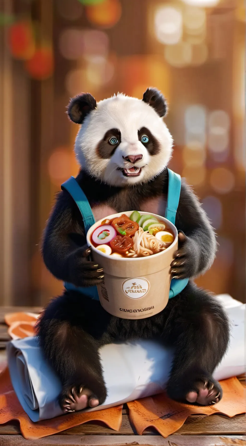 ai character: paly background