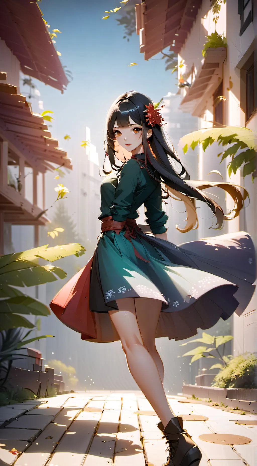 ai character: lily background
