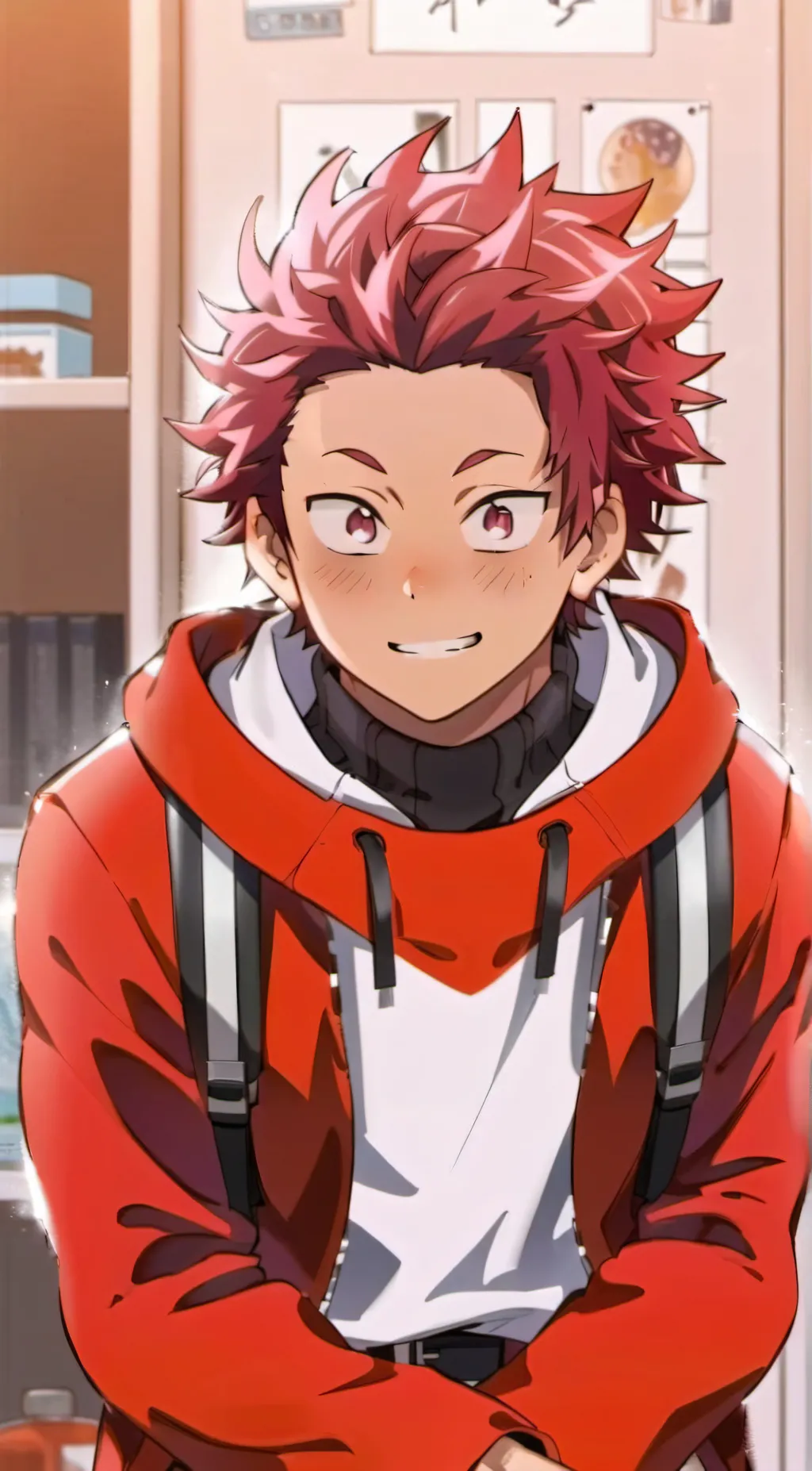ai character: 💖kirishima💖 background