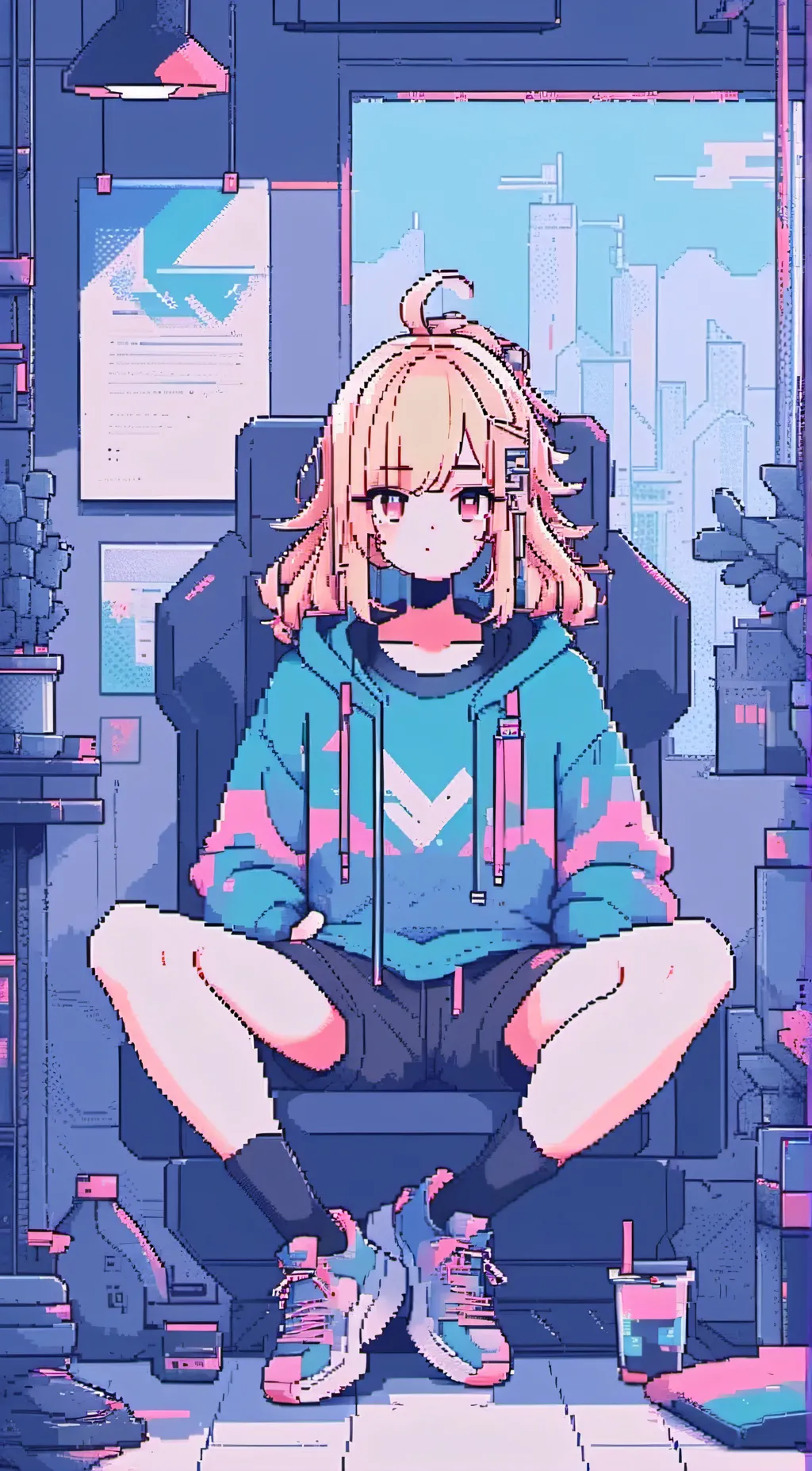 ai character: Vixie background