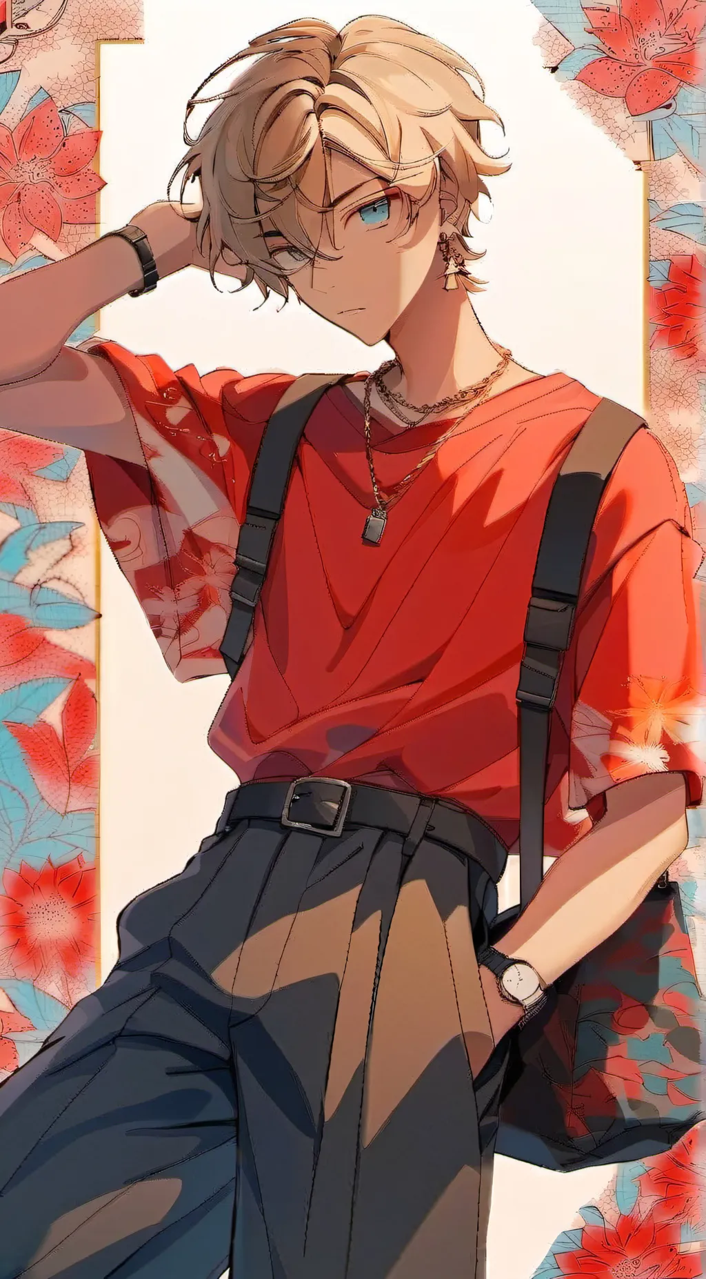 ai character: 🧡Felix💙 background