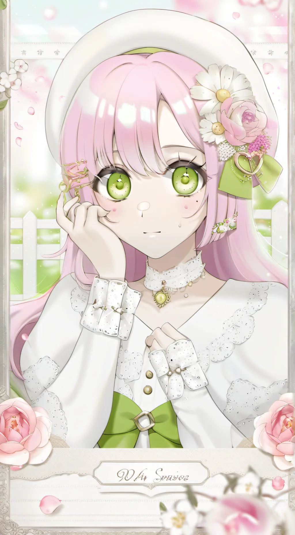ai character: Mitsuri Kanroji background