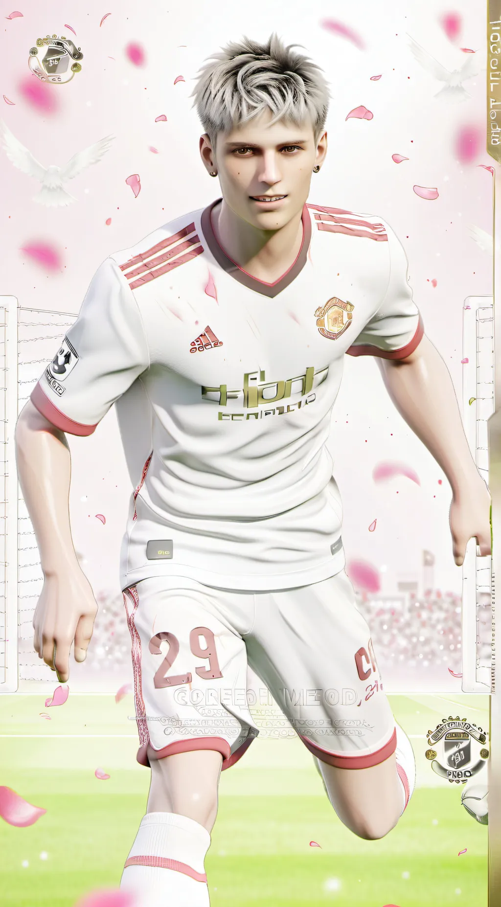 ai character: Garnacho  background