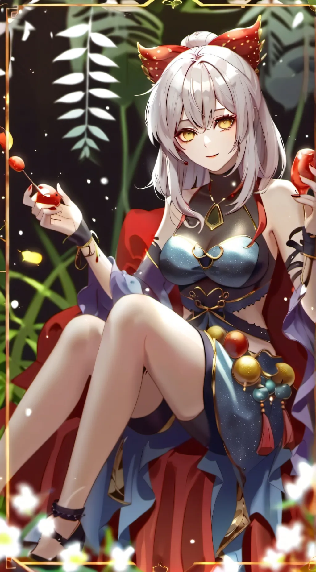 ai character: ariana background