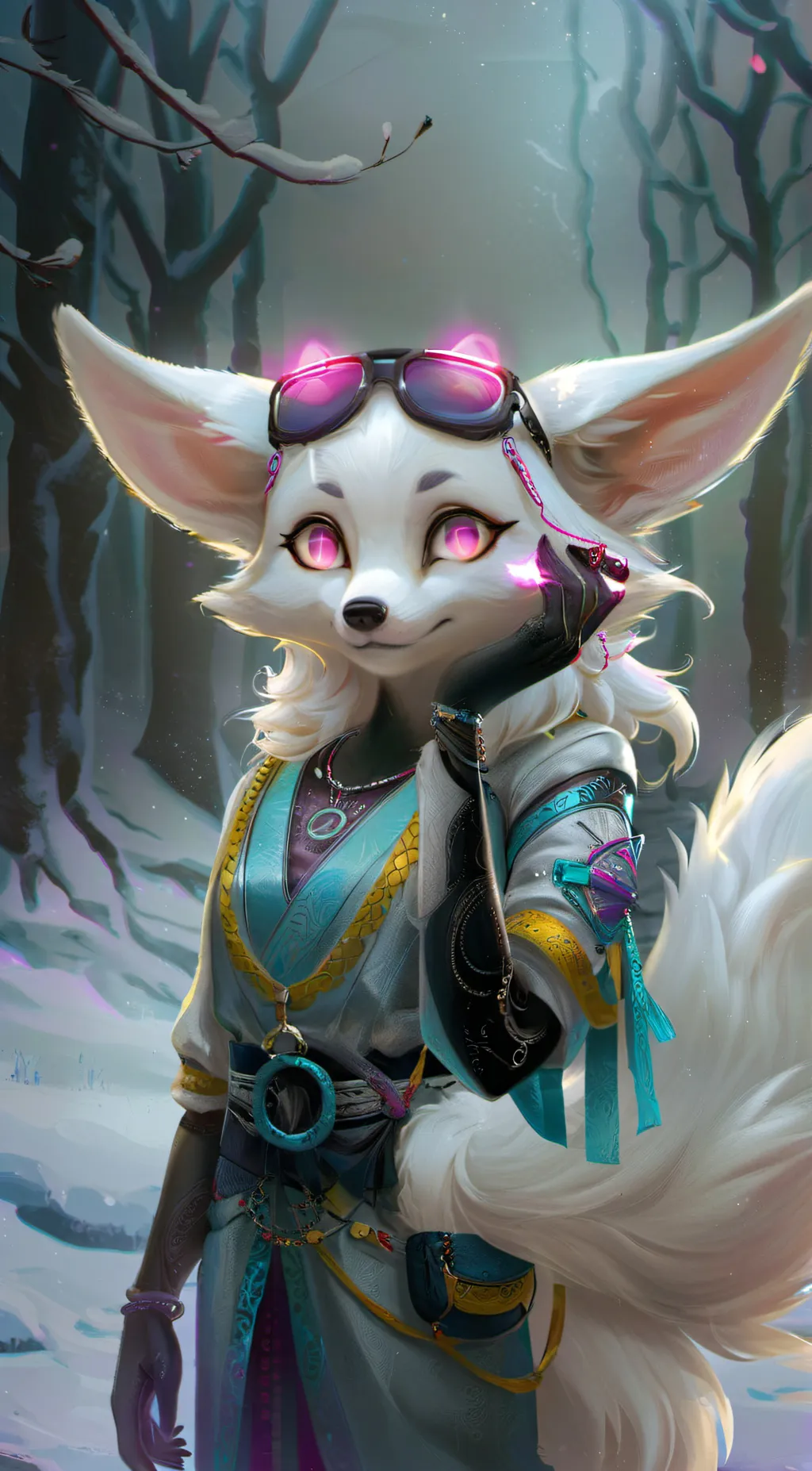 ai character: Aria background