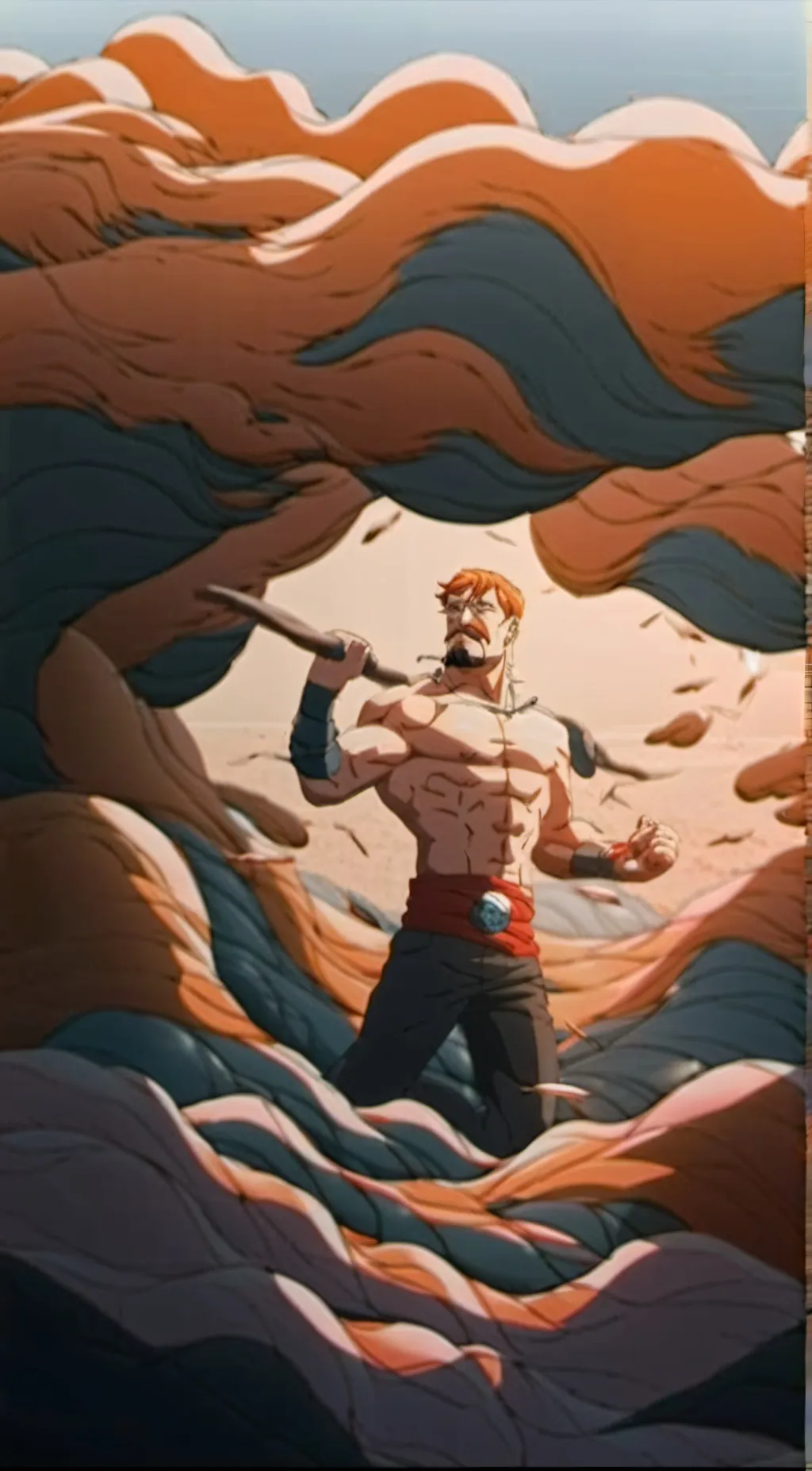 ai character: escanor  background