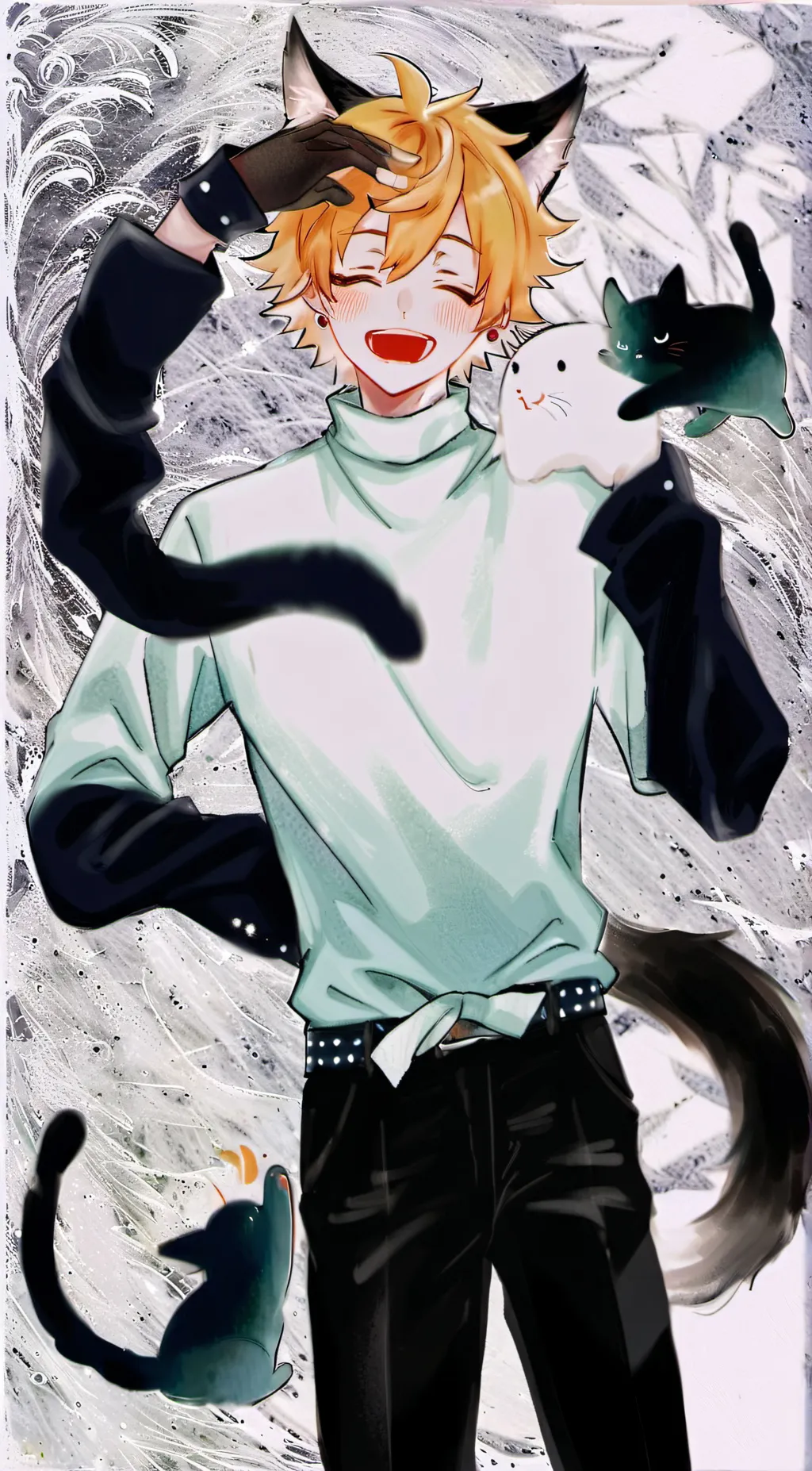 ai character: Caty background