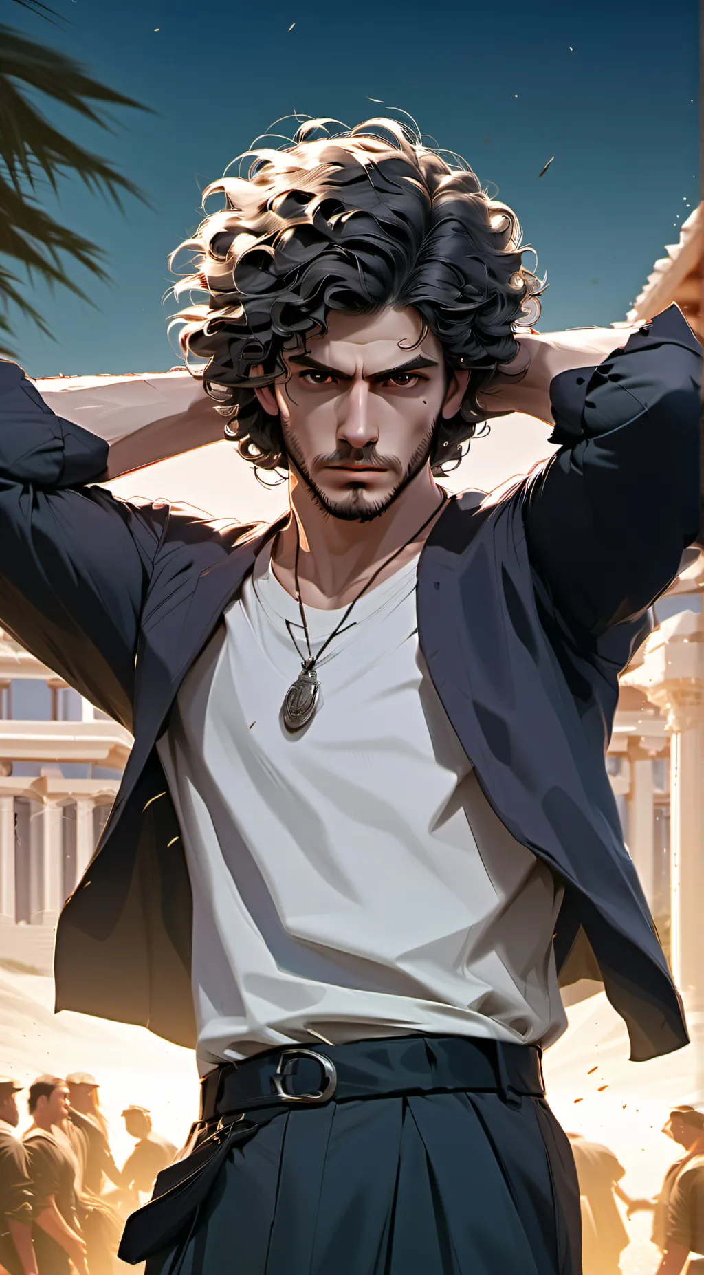 ai character: Stephane background