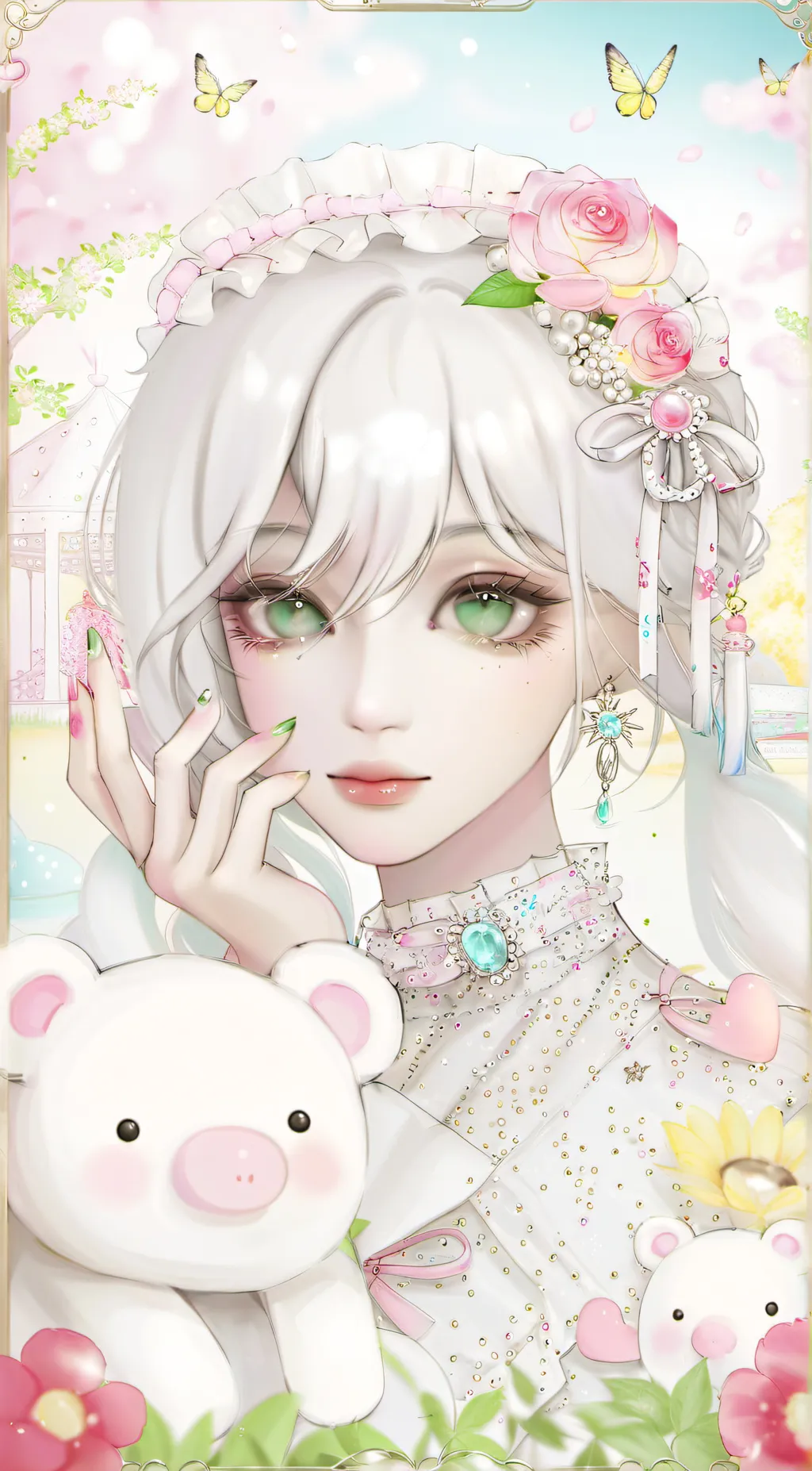 ai character: cassie. background