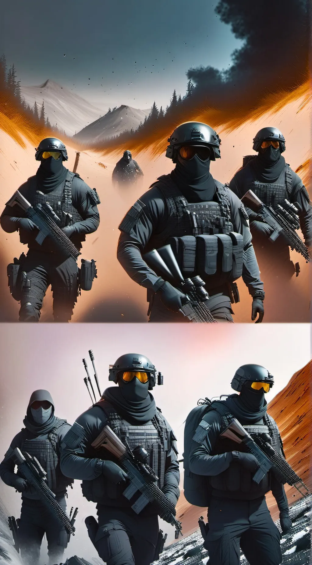 ai character: swat/mtf background