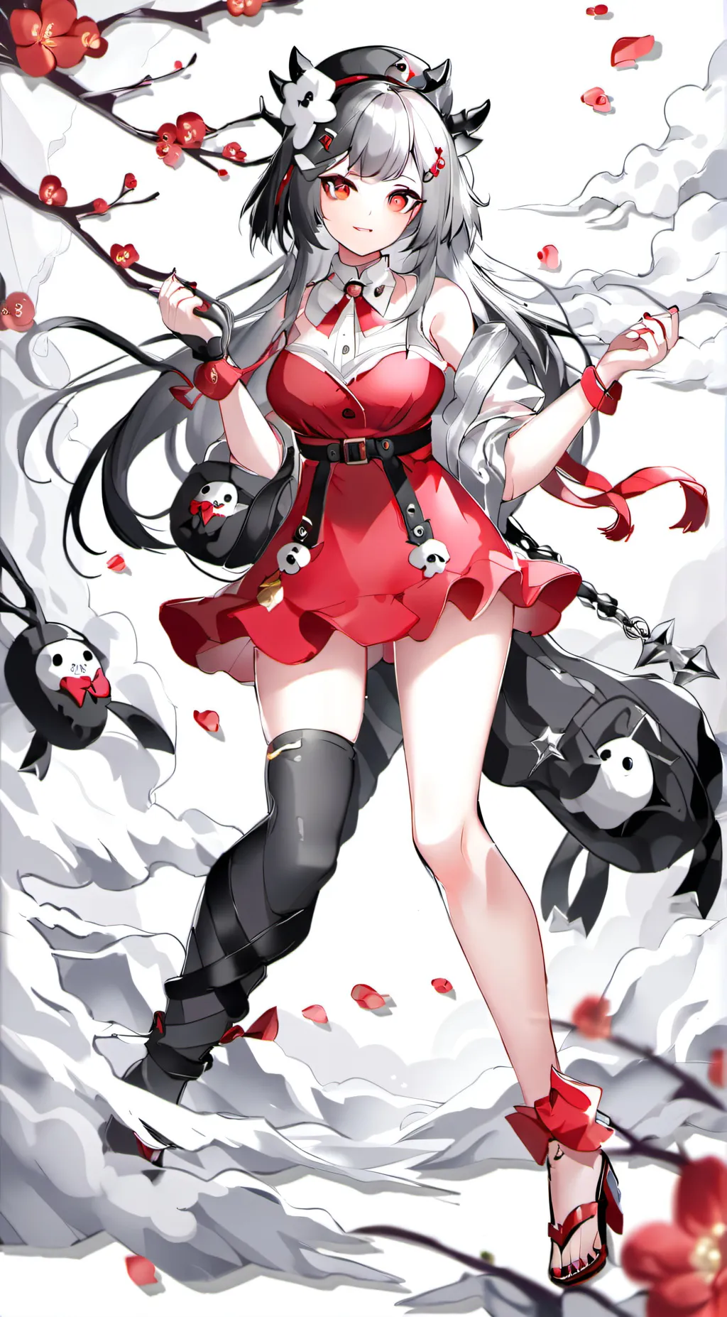 ai character: sexy girl  background