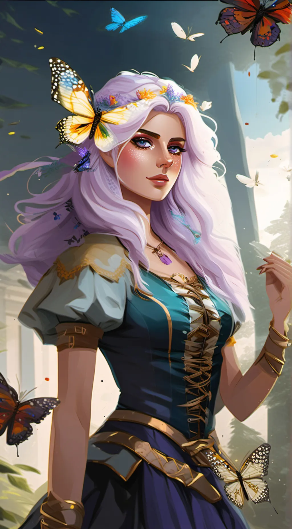 ai character: Kylie  background
