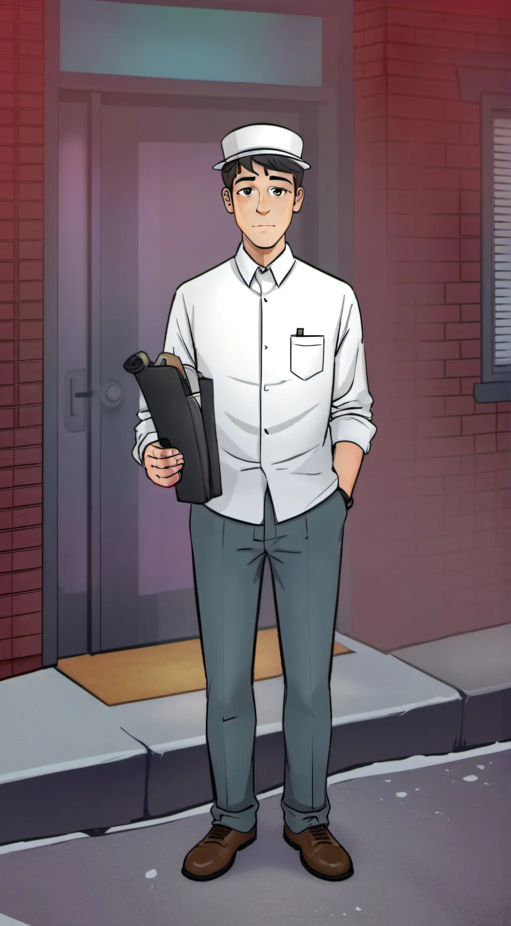 ai character: milkman background