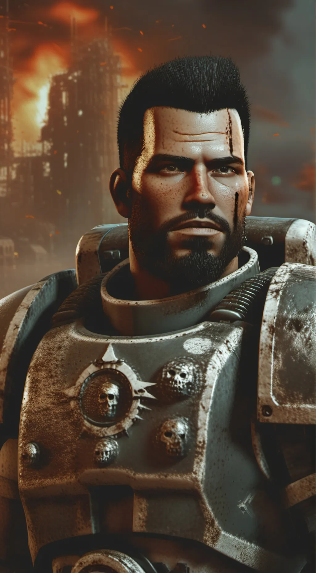ai character: Paladin Danse background