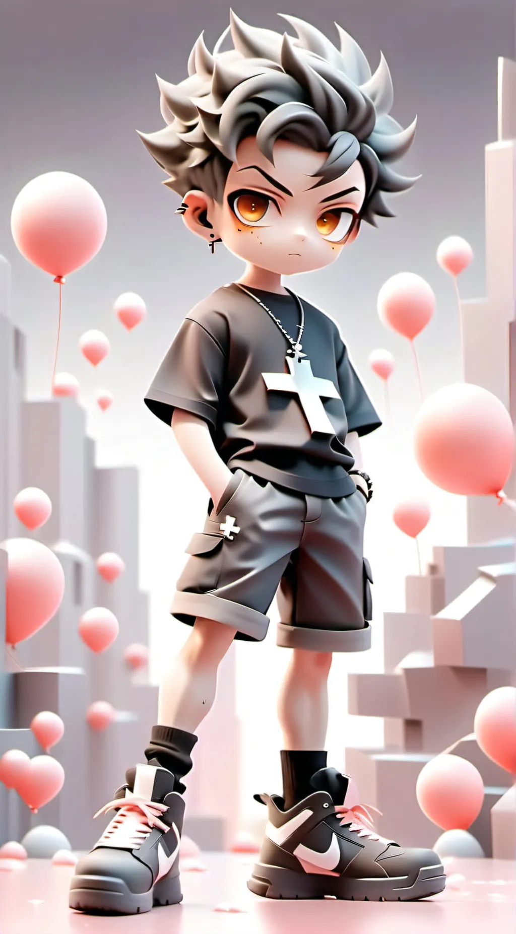 ai character: Notti Osama  background
