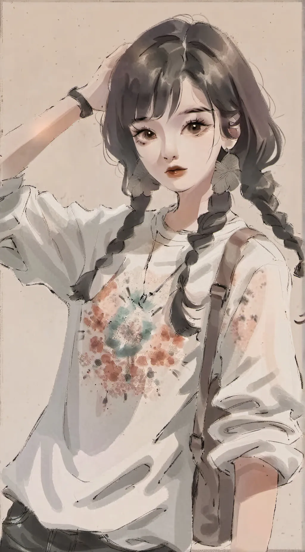 ai character: Comforter  background