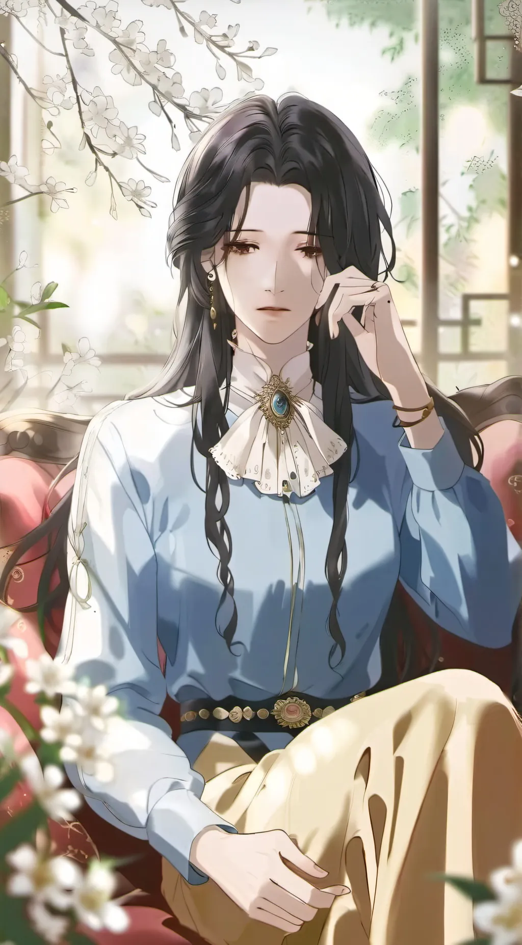ai character: Anne  background