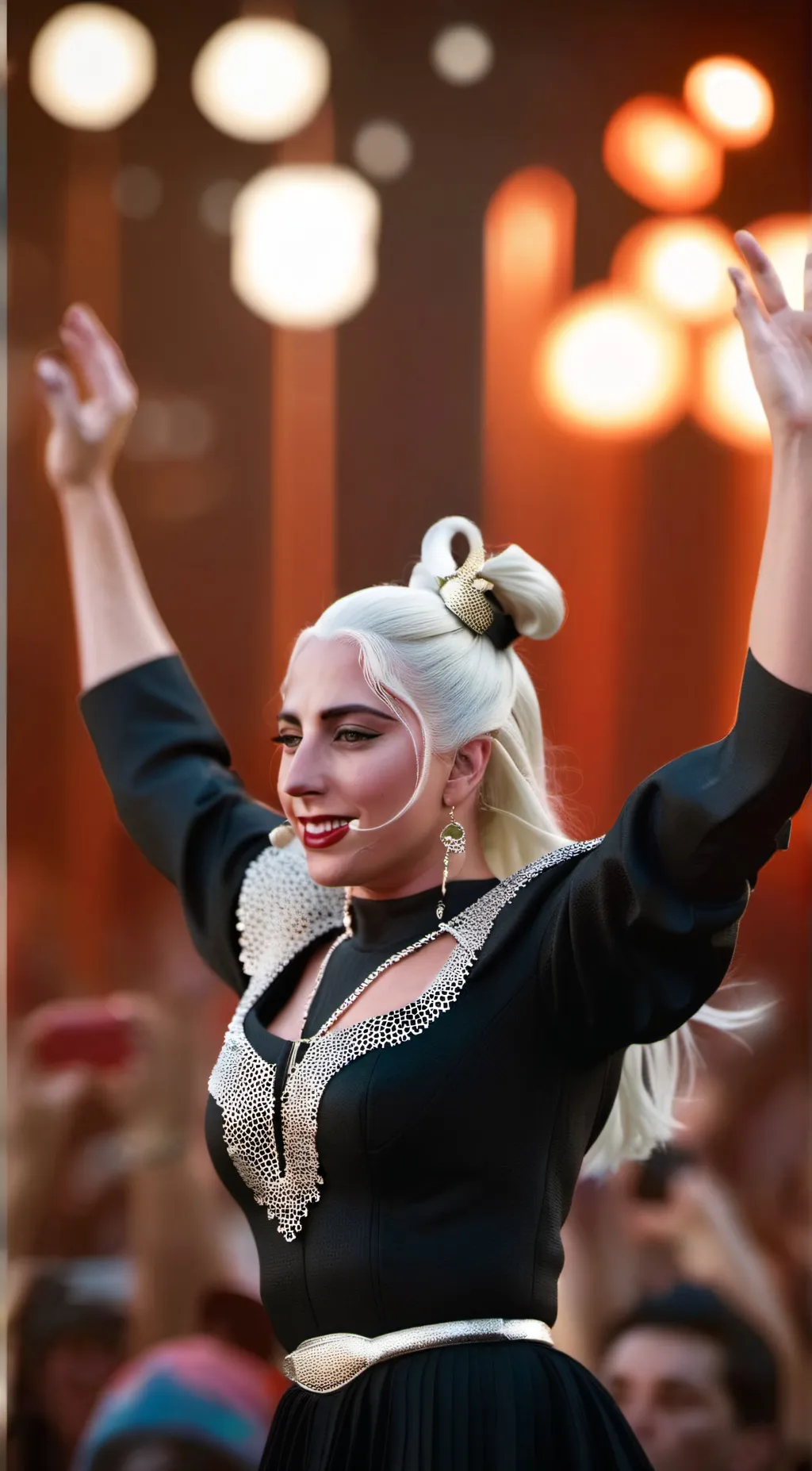 ai character: Lady Gaga background