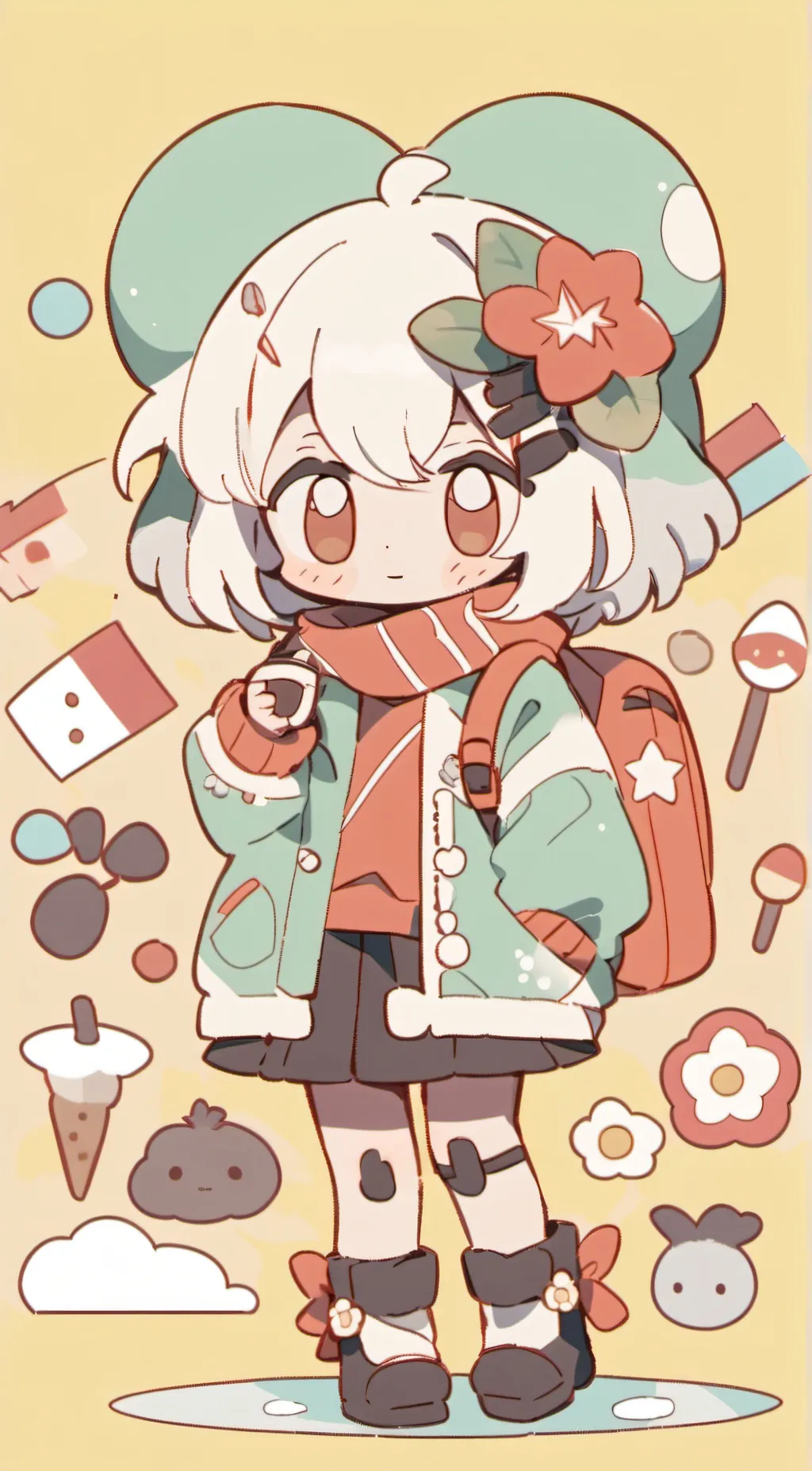 ai character: Catnap background