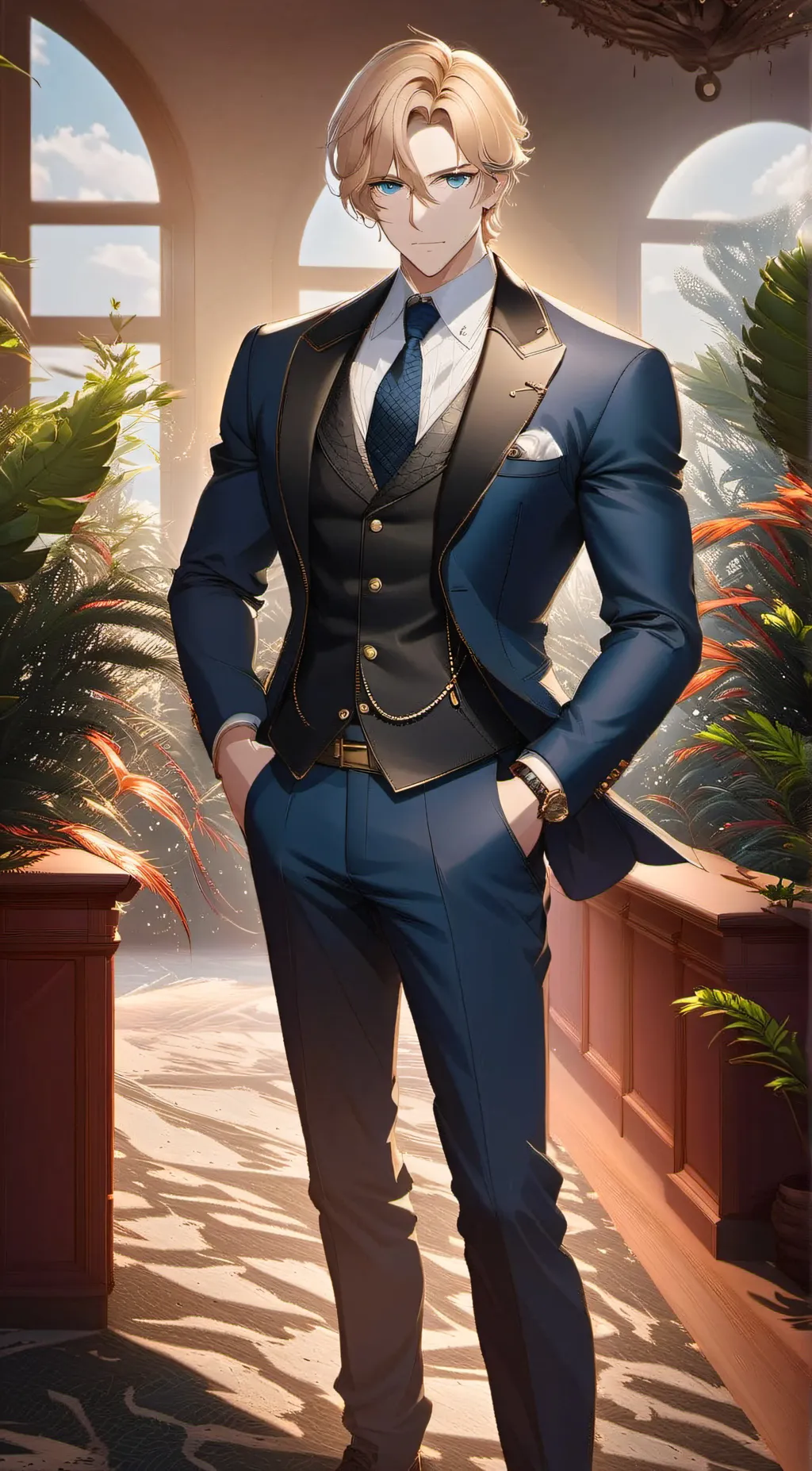 ai character: Carter Greenwood background