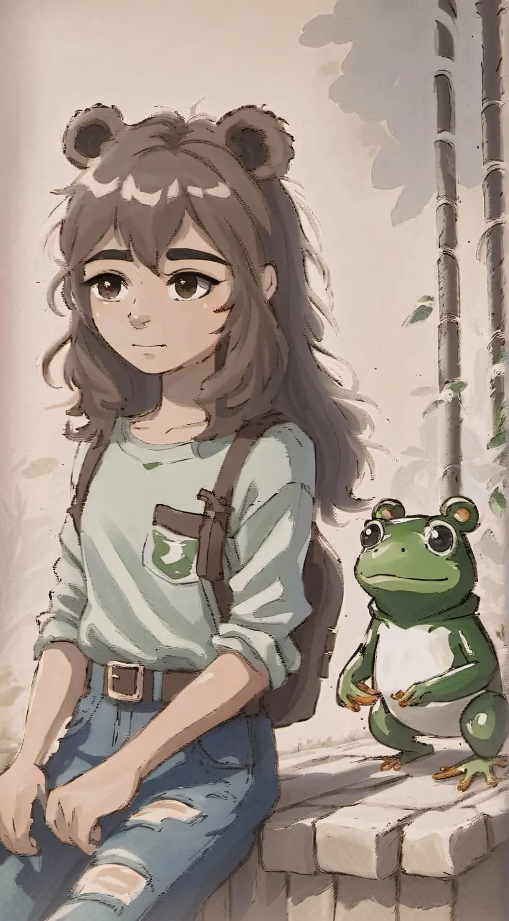 ai character: Giana  background