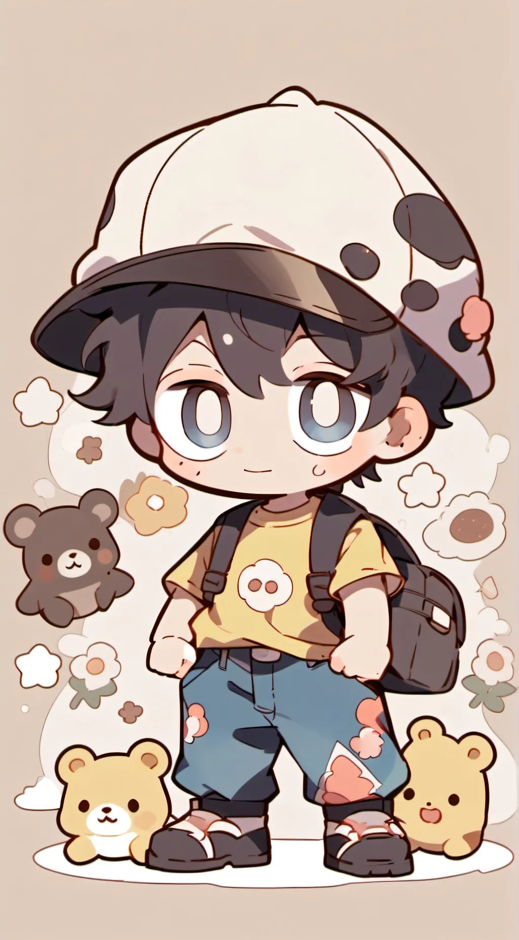 ai character: jeffy background