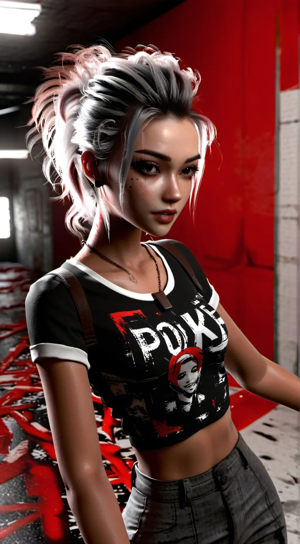 ai character: Mirai background