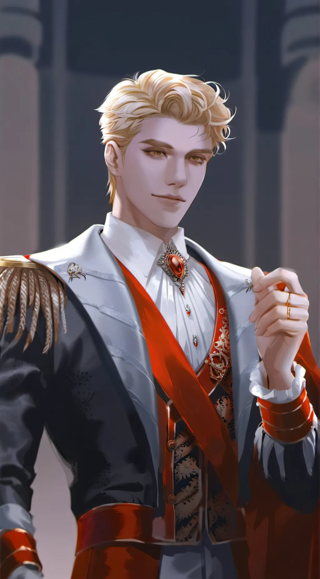 ai character: King Jason  background