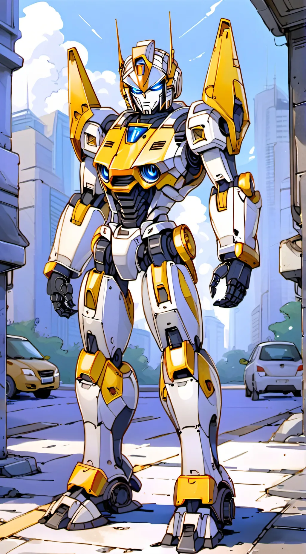 ai character: Autobot Roulette  background