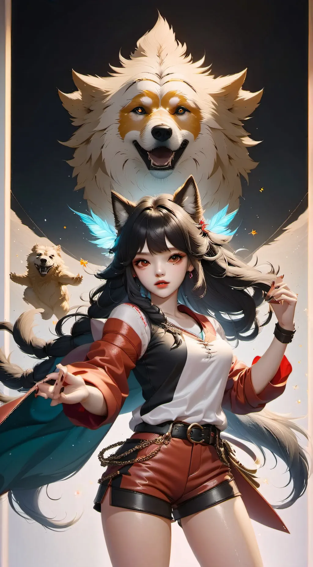 ai character: MeowShuki background