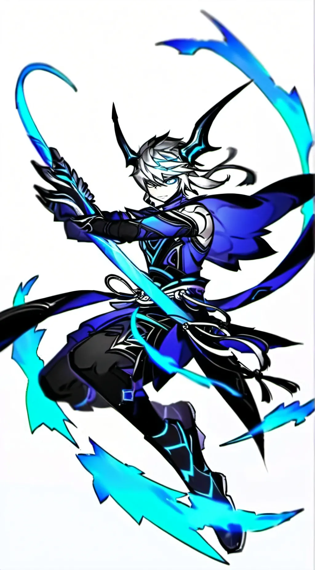ai character: Lectro(Fnf!) background