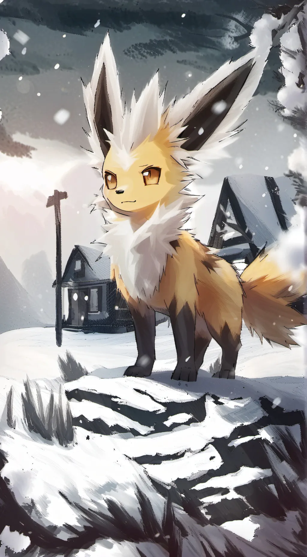 ai character: Jolteon background
