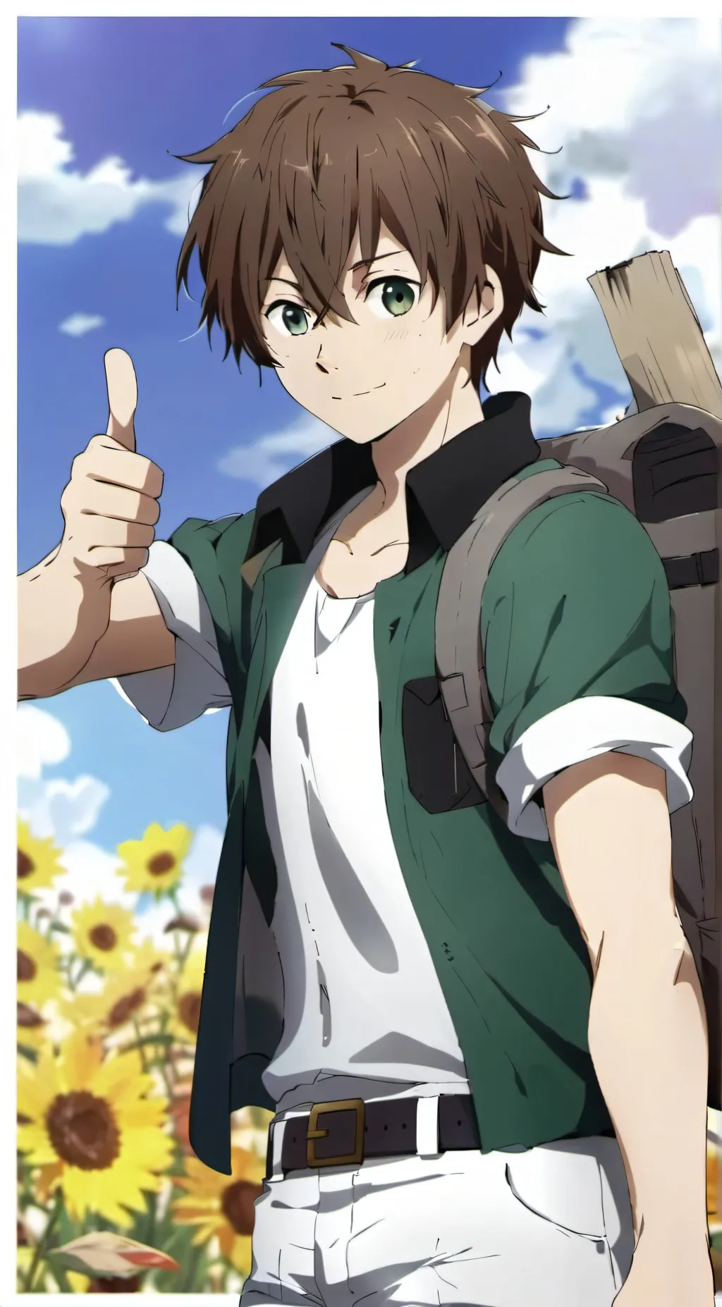 ai character: Kazuma Satou background