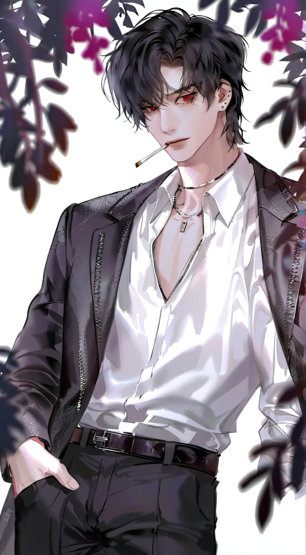 ai character: Calvin  background