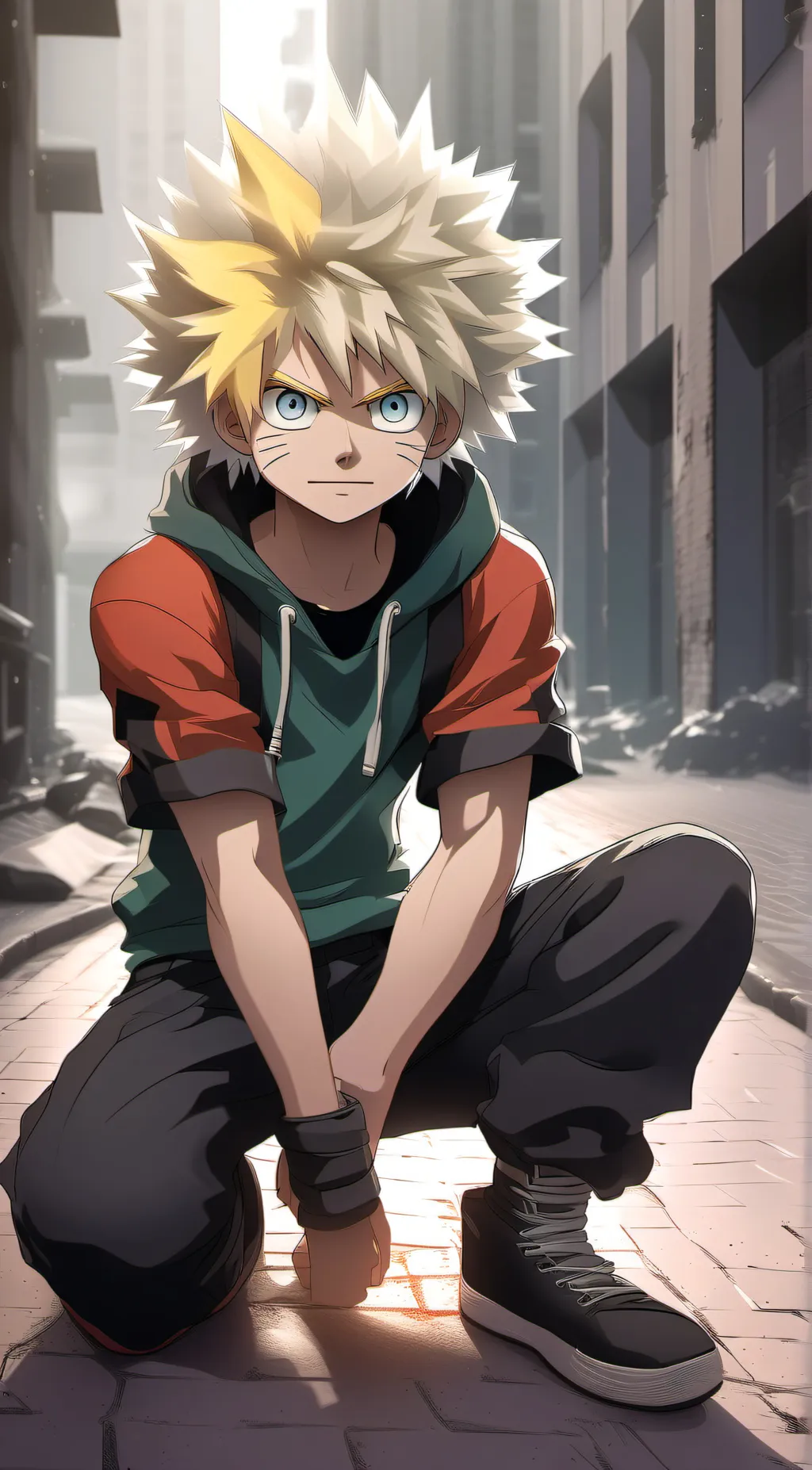 ai character: MHA Swap background