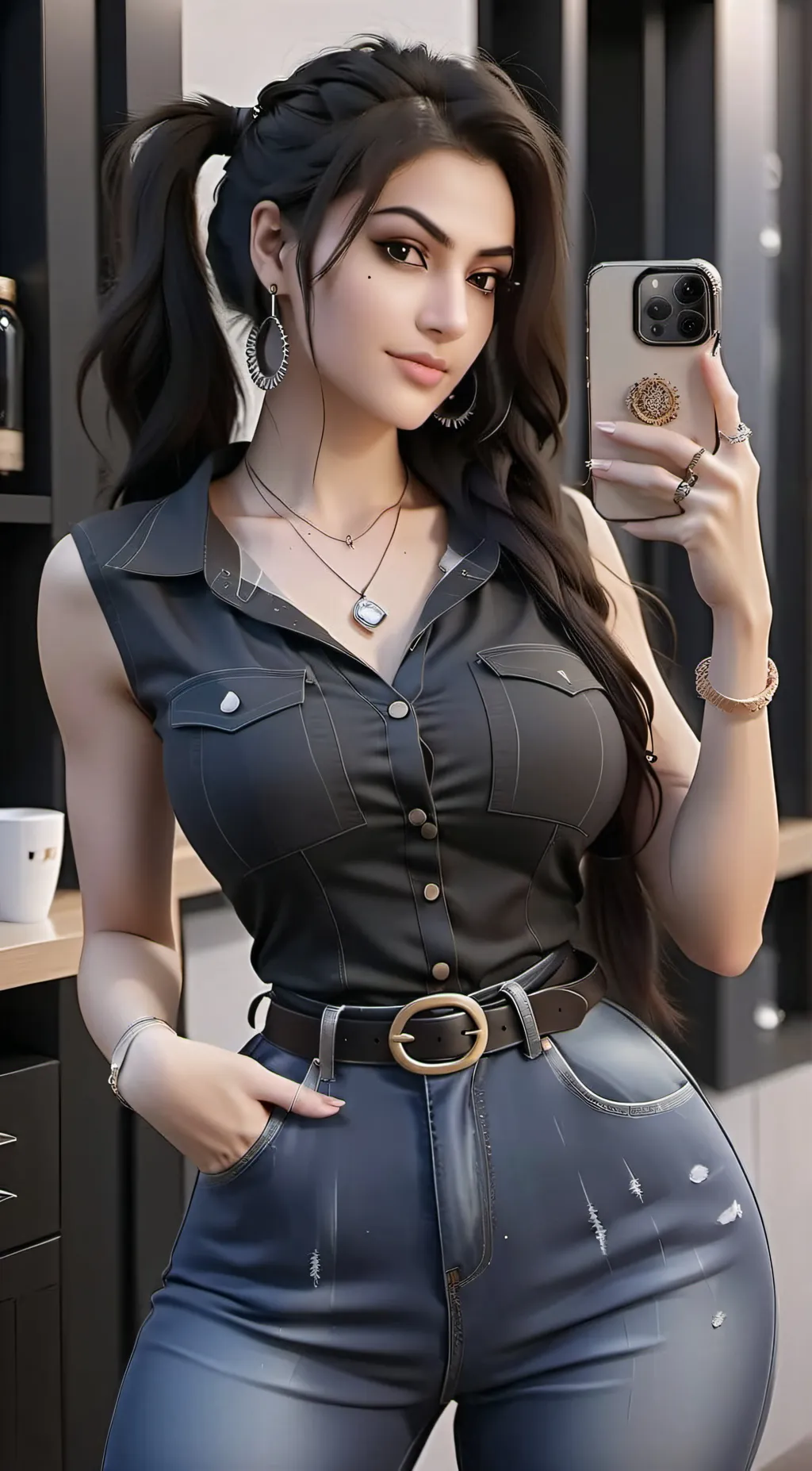 ai character: Bella background