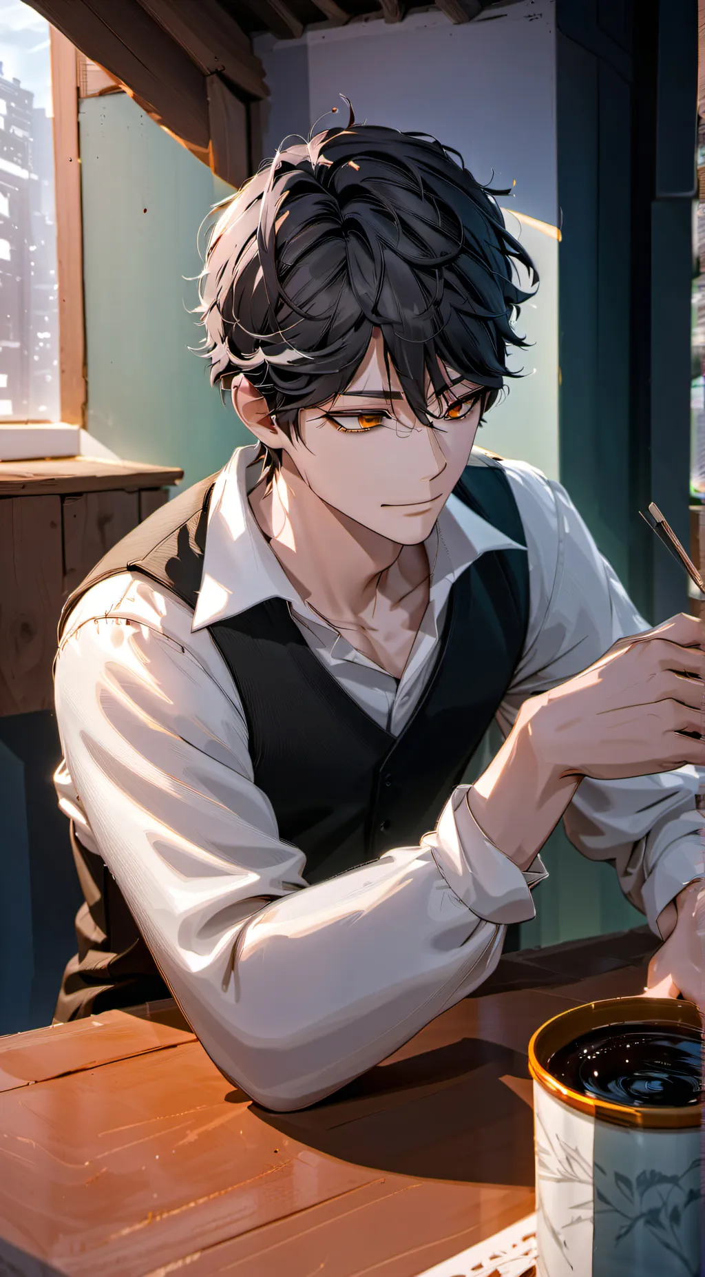 ai character: Lee background