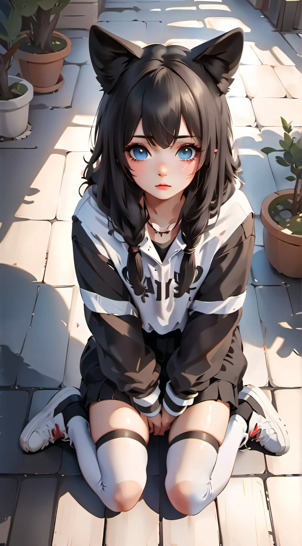 ai character: Ava  background