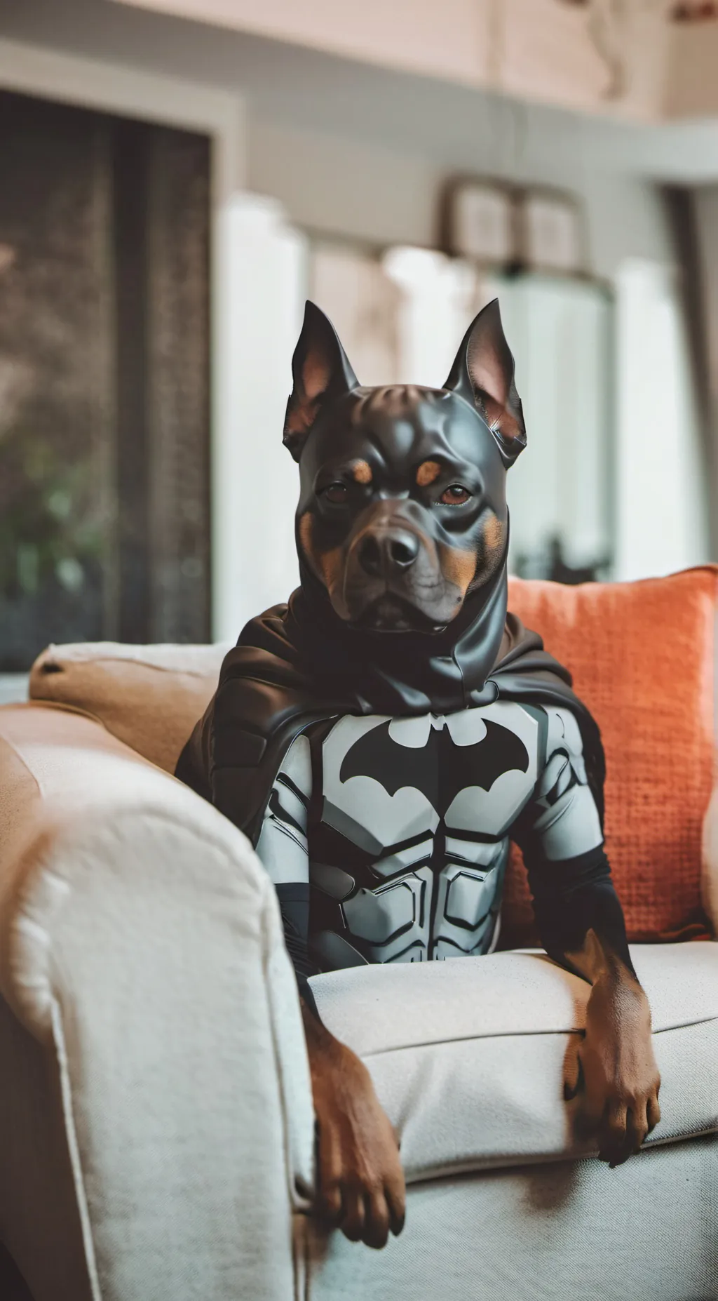 ai character: bat dog background