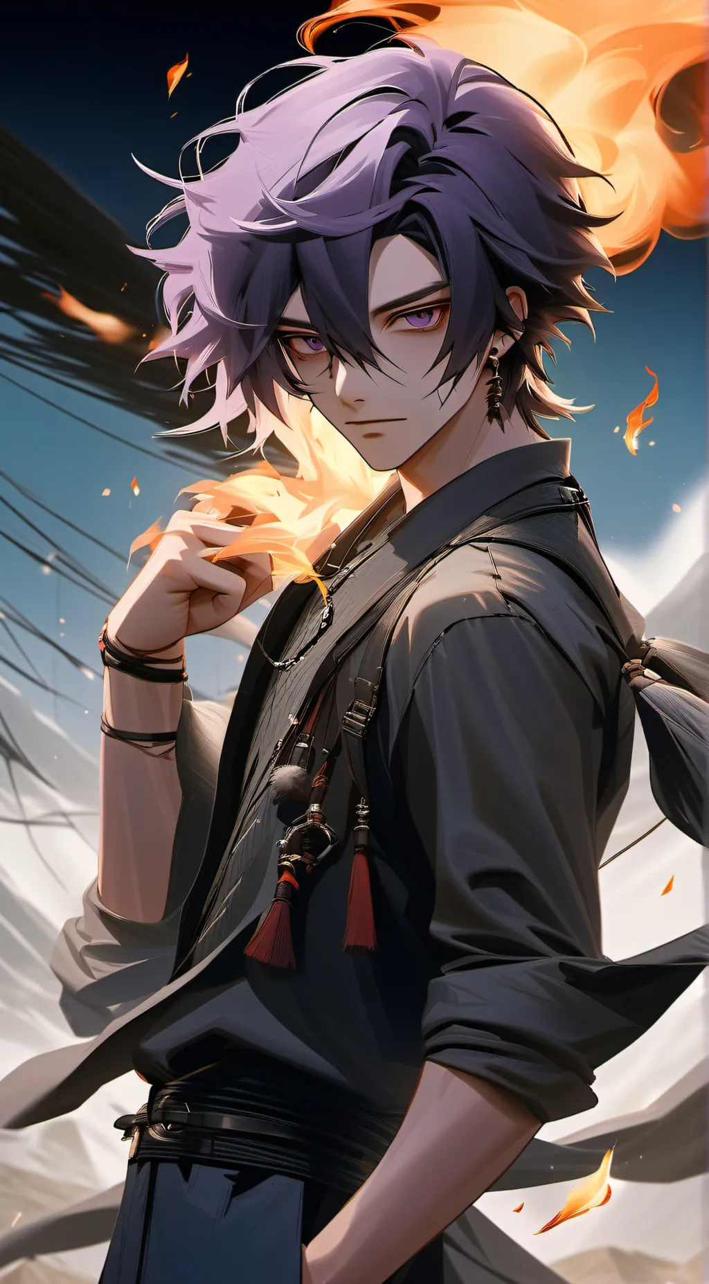 ai character: Axel background