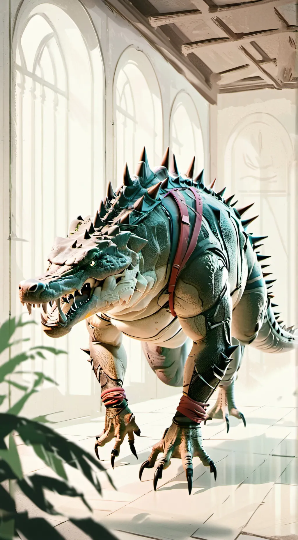 ai character: Snaggletooth (SCP) background
